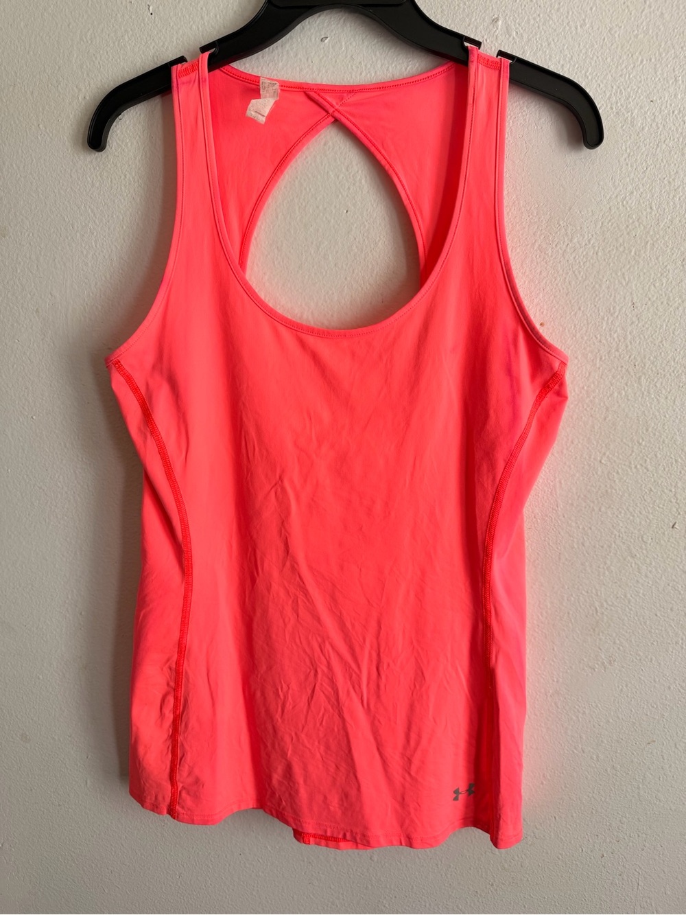 Under Armour Bright Neon Pink Racerback Tank Top